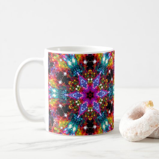 Coruscatie Stellaire Kaleid Koffiemok (Met donut)