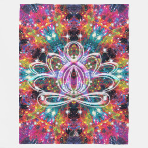 Coruscatie Zen Lotus Fleece Deken