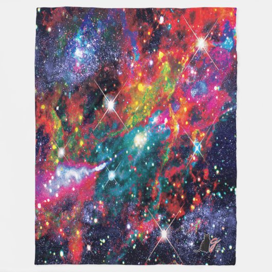 Coruscation Star Field Fleece Blanket Deken (Voorkant)
