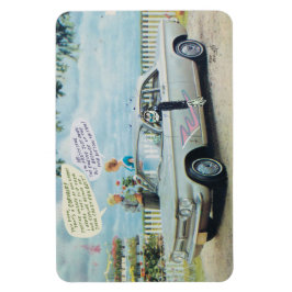 Corvair Cartoon koelkast Magnet tegen Bard Beach Magneet