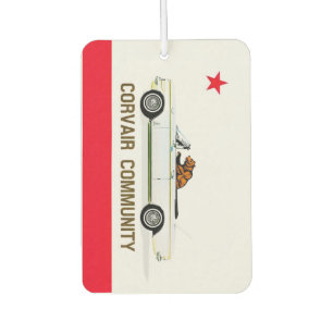Corvair Community California EM vlag Luchtverfrisser