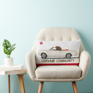 Corvair Community California LM Cabrio Vlag Kussen