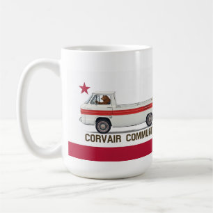 Corvair Community California Rampy Flag Koffiemok
