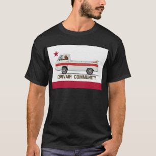 Corvair Community Rampy California Vlag T-shirt