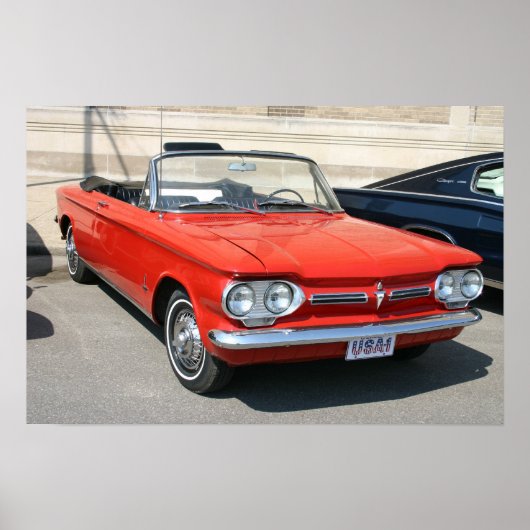 Corvair converteerbaar poster (Voorkant)