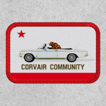 Corvair drapeau de Californie patch convertible