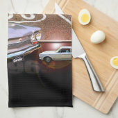 Corvair Kitchen Towel-Route 66 Theedoek (Quarter Fold)