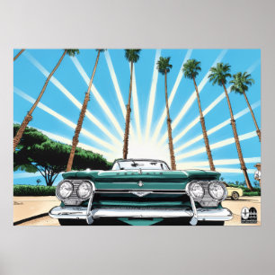 Corvair Pop Art Poster