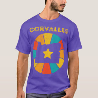 Corvallis Oregon  Distress Souvenir 1 T-shirt