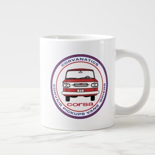 Corvanatics Jumbo Coffee Mok (Rechts)