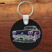 Corvette 1958 sleutelhanger (Voorkant)