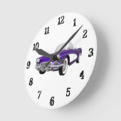 Corvette 1961 : Horloge murale (Angle)