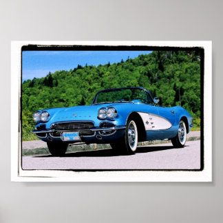 Corvette 1961 poster