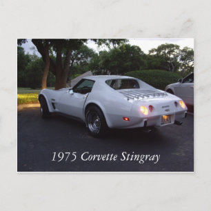 Corvette 1975 briefkaart