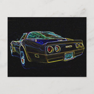 Corvette 1980 briefkaart