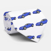 Corvette 2008: Sportauto: Blauwe afwerking: Stropdas (Opgerold)