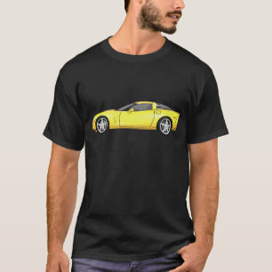 Corvette 2008: Sportauto: Gele afwerking: T-shirt