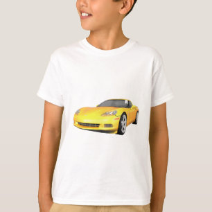 Corvette 2008: Sportauto: Gele afwerking: T-shirt
