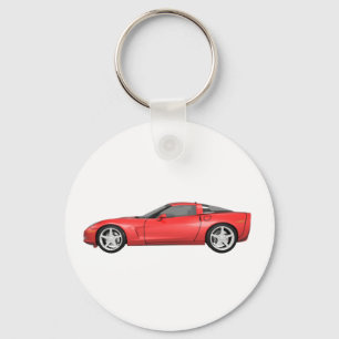 Corvette 2008: Sportauto: Rode afwerking: Sleutelhanger