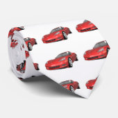 Corvette 2008: Sportauto: Rode afwerking: Stropdas (Opgerold)