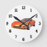 Corvette 2008: Wandklok