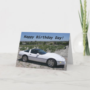 Corvette Birthday-kaart Kaart