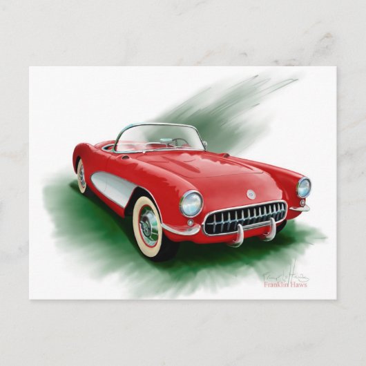 Corvette Briefkaart (Voorkant)