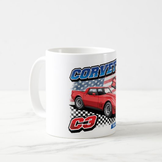 Corvette C3 - Mug de café (Devant gauche)