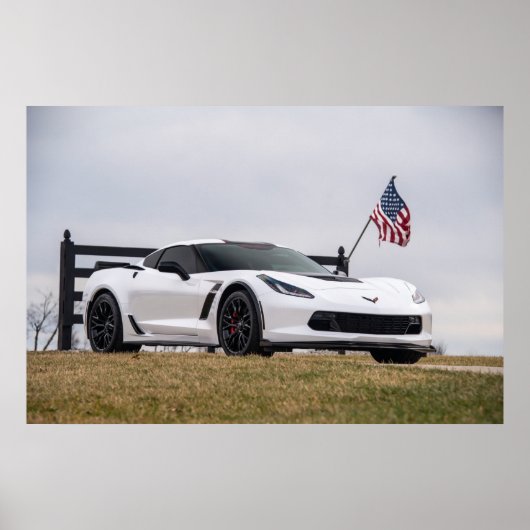 Corvette C7 Z06 Poster (Voorkant)