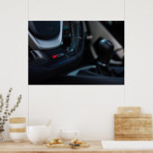 Corvette C7 Z06 Poster (Keuken)