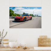 Corvette C7 Z06 Poster (Keuken)