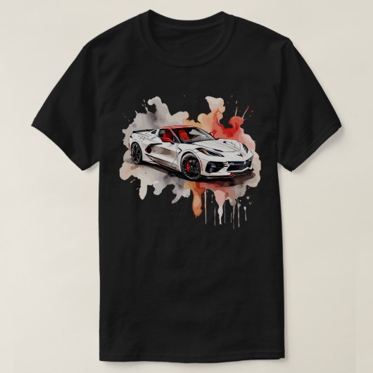Corvette c8 t-shirt (Design voorkant)