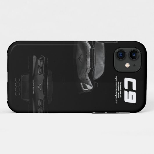 Corvette c9 Case-Mate iPhone case (Achterkant (horizontaal))