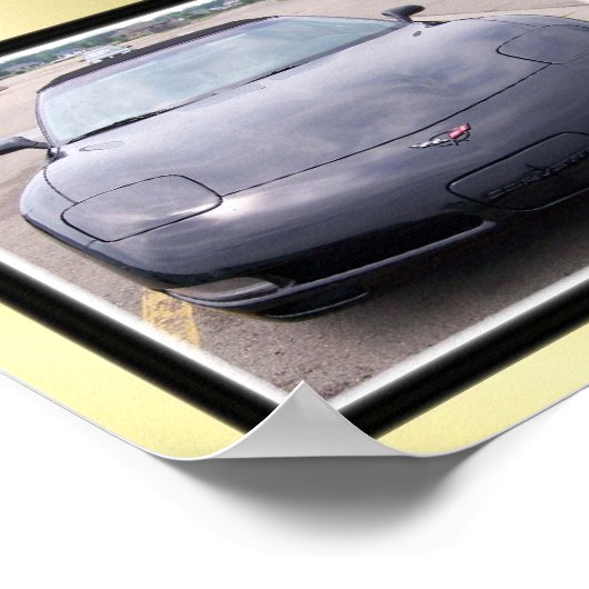 CORVETTE COLLAGE POSTER (Hoek)