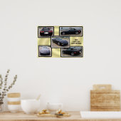 CORVETTE COLLAGE POSTER (Keuken)