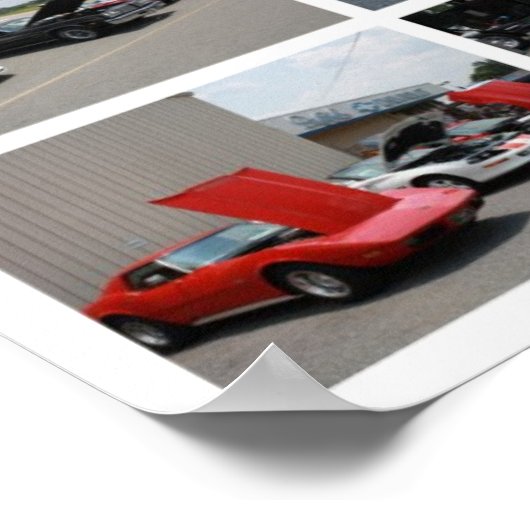 Corvette Collage Print - Poster (Hoek)