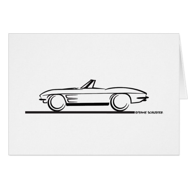 Corvette convertible 1963 (Devant horizontal)