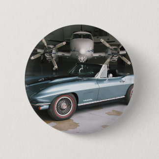 Corvette Convertible Ronde Button 5,7 Cm