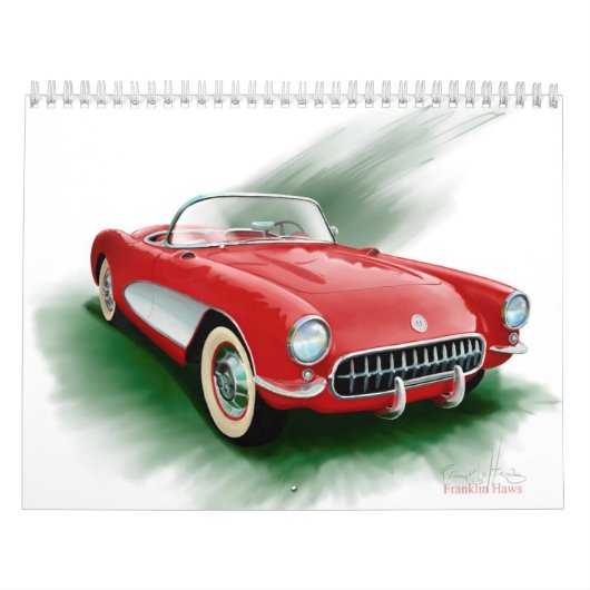 Corvette Custom Printed Calendar Kalender (Hoes)