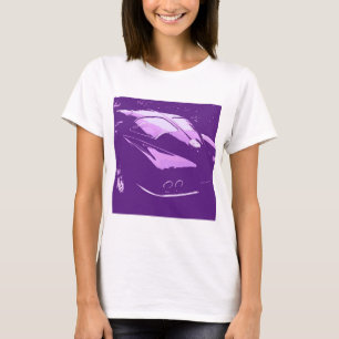 Corvette Klassieker/Paars T-shirt
