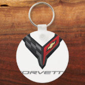 corvette logo 3 sleutelhanger (Voorkant)