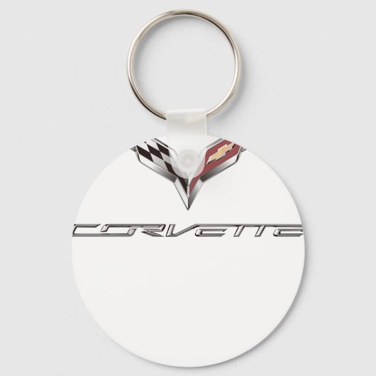 Corvette-logo Sleutelhanger (Voorkant)