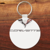 Corvette-logo Sleutelhanger (Voorkant)