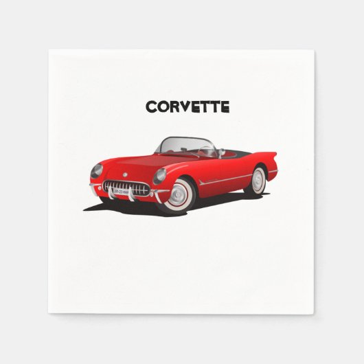 Corvette Napkins Servet (Voorkant)