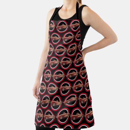  Corvette Pattern All-Over Print Schort (Insitu)
