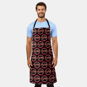  Corvette Pattern All-Over Print Schort (Gedragen)
