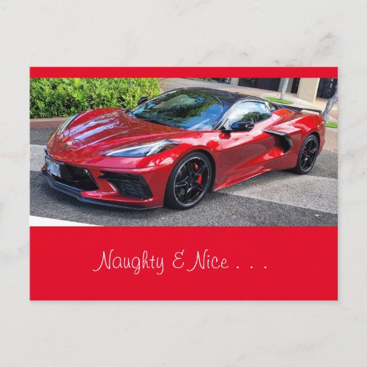 Corvette Post Kaart (Voorkant)
