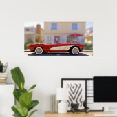 CORVETTE POSTER (Thuiskantoor)