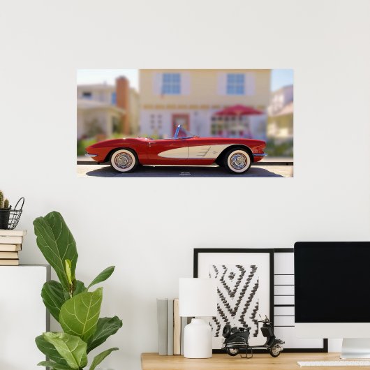 CORVETTE POSTER (Thuiskantoor)