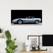 CORVETTE POSTER (Bureau à domicile)